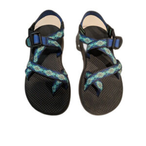 Chaco Cloud 2 Blue Multicolor Outdoor Strap Sandals Size 9 Women's Blue Pattern